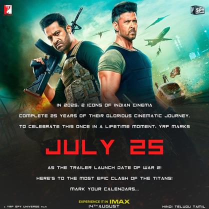 War 2: YRF to celebrate 25 years of cinematic legacy of Hrithik Roshan & NTR!, details inside 