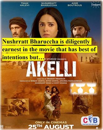 Akelli movie review: Nushrratt Bharuccha is diligently earnest in the movie that has best of intentions but…