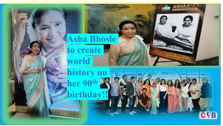 Living legend Asha Bhosle to create world history on her 90th birthday!!, 