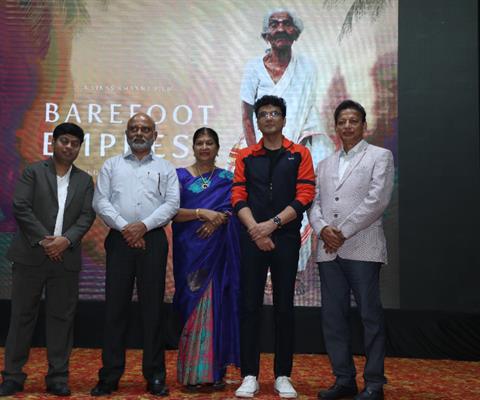 Vikas Khanna unveils the poster of his upcoming documentary Barefoot Empress based on the legendary Karthyayani Amma’s remarkable journey