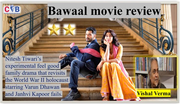 Bawaal movie review: Varun Dhawan and Janhvi Kapoor starrer revisit the Holocaust for a feel-good family drama?!  