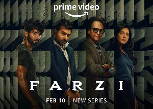 Prime Video unveils an intriguing motion poster featuring the lead cast of the upcoming crime thriller, Farzi