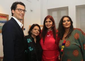 Mumbai throngs Nisha Jamvwal’s Art Fiesta ‘Meanderings’ by Lata Balakrishna