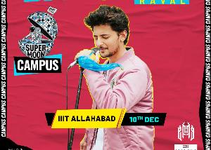 Darshan Raval is coming to take you on a melodic high at Supermoon Campus IIIT, Allahabad