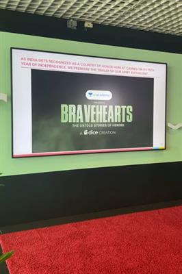 Dice Media Premiers the Trailer of Bravehearts at the Marché du Film – Festival de Cannes 2022