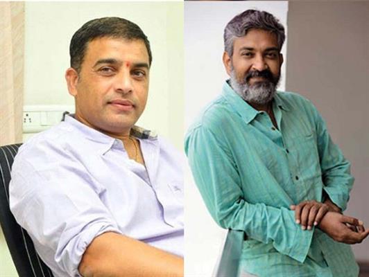 Dil Raju with Rajamouli