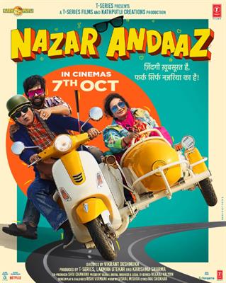 T-Series and Kathputli Creations Production’s ‘Nazarandaaz’ set to release on 7th October. Film poster out now!