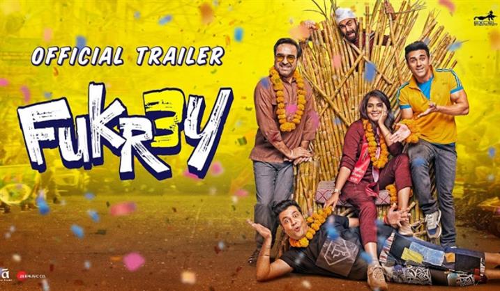 Fukrey 3 trailer: Pulkit Samrat, Varun Sharma, Pankaj Tripathi, Manjot Singh and Richa Chadha are back with more fun and surprises