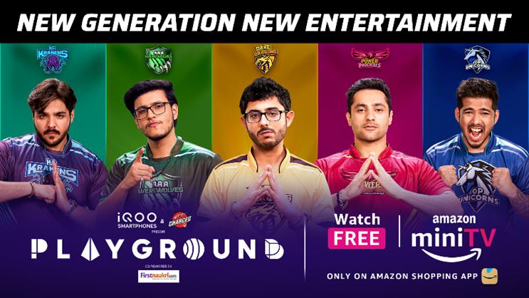 Game mode on! As India’s first exclusive gaming and entertainment reality show – Playground Season 2 goes live on Amazon miniTV.