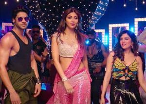 Get ready to experience nostalgia with Abhimanyu, Shirley and Shilpa Shetty as they groove to Nikamma title track