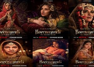 Heeramandi: The Diamond Bazaar - meet the characters of the mega -series, here is the first look of Richa Chadha, Sonakshi Sinha, Aditi Rao etc