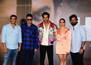 Rajkummar Rao & Sanya Malhotra at HIT: The First Case Trailer Launch Event.