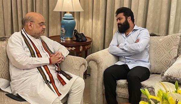 Home Minister Mr Amit Shah refers to Jr NTR as the "Gem of Telugu Cinema"