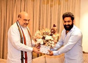 Home Minister Mr Amit Shah refers to Jr NTR as the "Gem of Telugu Cinema"