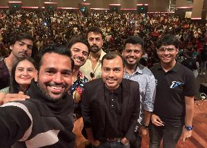 The cast of Physics Wallah, Amazon miniTV’s recent show visit IIT Bombay amid Techfest, engage with students to celebrate the success and love received by the series  