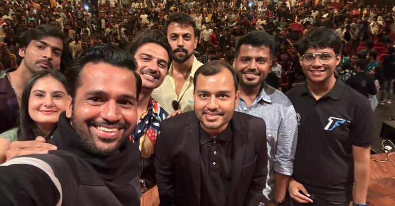 The cast of Physics Wallah, Amazon miniTV’s recent show visit IIT Bombay amid Techfest, engage with students to celebrate the success and love received by the series