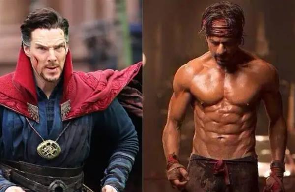 Doctor Strange aka Benedict Cumberbatch and Shah Rukh Khan