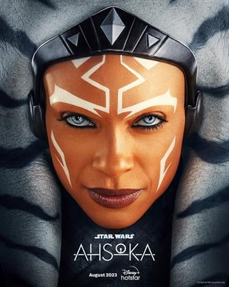 Ahsoka : Disney+ Hotstar original series poster, teaser starring Rosario Dawson