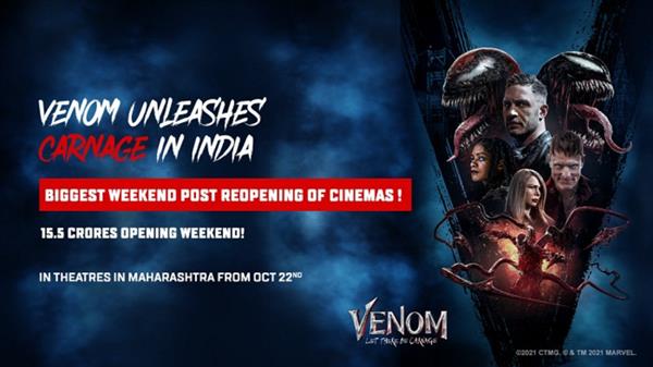 Venom: Let There be Carnage' smashes Indian box office