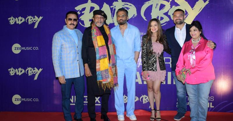 Bad Boy: Mithun, Govinda, Suniel Shetty, Jackie shroff attend the grand pre-release event of Namashi Chakraborty and Amrin starrer