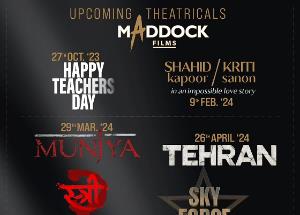 Dinesh Vijan's Maddock Films unveils an impressive line-up of 10 theatrical releases, Stree 2, Tehran etc release date are here 