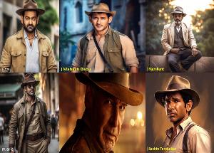 Indiana Jones: JR. NTR, Prabhas, Rajnikant, Mahesh Babu, MS Dhoni and other famous Indians transformed into Indiana Jones in a mind-blowing AI reveal
