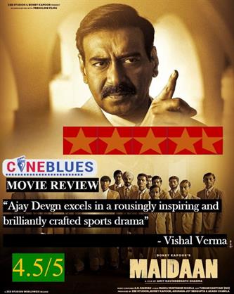 Maidaan movie review: Ajay Devgn excels in a rousingly inspiring and brilliantly crafted sports drama