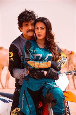 Sonal Chauhan persists and completes the action sequences in her film, The Ghost opposite Nagarjuna