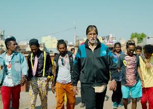 Jhund title track: Amitabh Bachchan’s swag and those gully boy’s ‘kick’ ass act