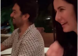 Katrina Kaif blushes as Vicky Kaushal dances for her