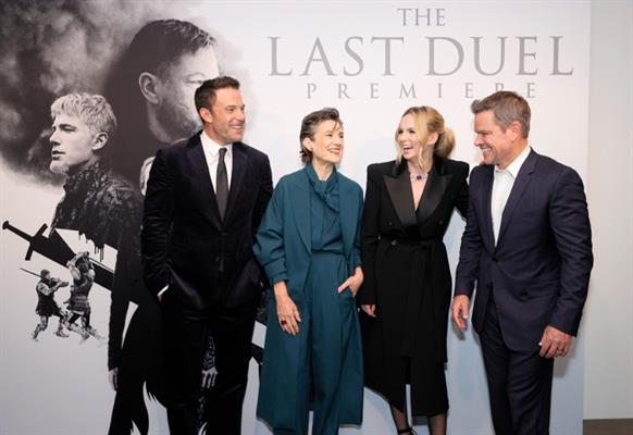 Last Duel star studded premiere