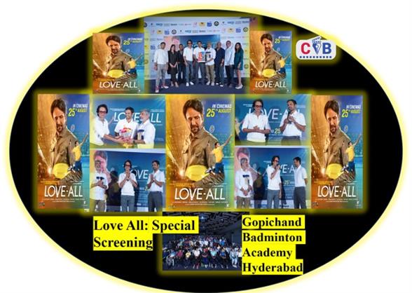 Love All: Special Screening at Gopichand Badminton Academy Hyderabad