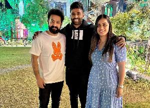 Man of masses NTR Jr meets members of the Indian Cricket team for an intimate dinner and wished them good luck for the upcoming ODI series 