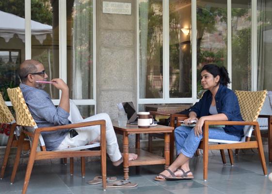 Tabbar fame Ajitpal Singh and Sherni writers Aastha Tiku and Bikas Mishra (mentored the 2nd Screenwriters’ Residency programme 2022