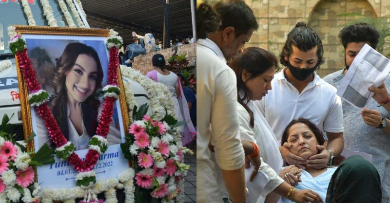 Tunisha Sharma's mother collapse in the middle of her last rites