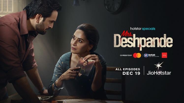 Mrs. Deshpande review: ‘Dhurandhar’ Madhuri Dixit powers this twisted Indian Ott version of Hannibal Lecter. 