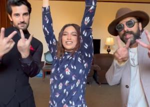 #NachogeTohBachoge: Bhumi Pednekar joins Bosco Martis and Aditya Seal for the dance challenge