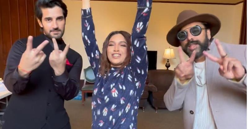 #NachogeTohBachoge: Bhumi Pednekar joins Bosco Martis and Aditya Seal for the dance challenge