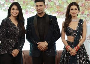 Sangram Singh and Payal Rohatgi hosted a grand reception at Ahmedabad