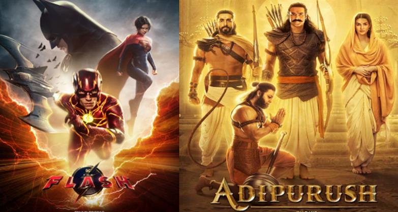 Adipurush v/s Flash : will Batman, Supergirl beat Prabhas as Lord Rama at Indian box office. 