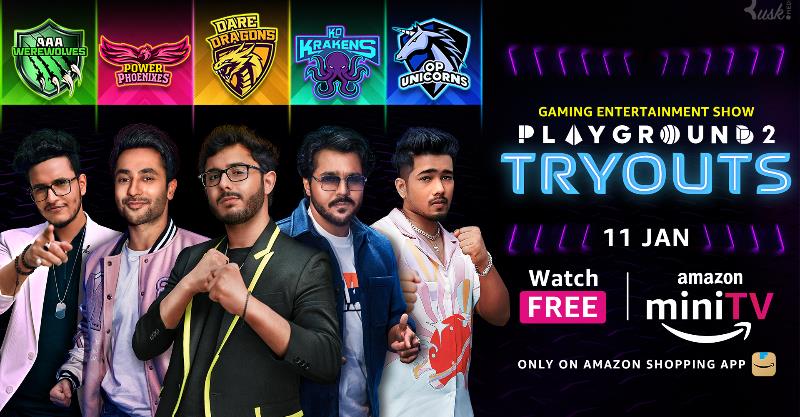 It’s time to switch on your gaming mode as season 2 of Playground - India’s first Gaming reality show, is set to release soon on Amazon miniTV!