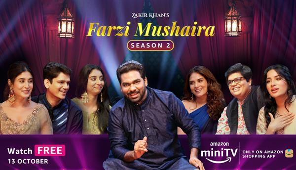 Watch Zakir Khan get back in his shayarana andaaz as Amazon miniTV announces Farzi Mushaira Season 2