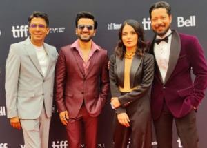 Radhika Madan, Rajat Barmecha & Ayush Mehra walk the red carpet at their film Kacchey Limbu's World Premiere at the prestigious Toronto International Film Festival 2022