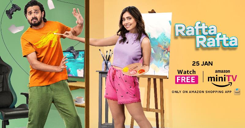 Bhuvan Bam is set to make his Amazon miniTV debut alongside Srishti Ganguli Rindani in Rafta Rafta