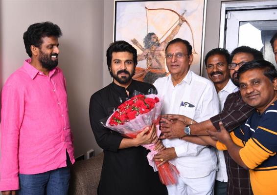 Ram Charan visits Gaiety Cinema in Mumbai
