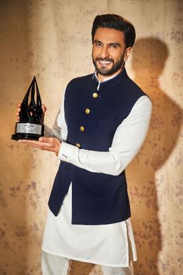 Ranveer Singh, who has been honoured as Brand Endorser of the year at the prestigious IAA Leadership Awards