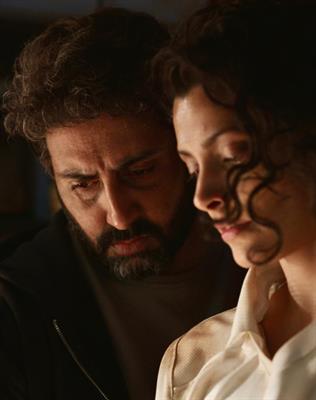 FIRST LOOK - Saiyami Kher and Abhishek Bachchan from their upcoming film, R.Balki’s 'Ghoomer'