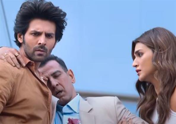 Shehzada Dialogues starring Kartik Aaryan, Kriti Sanon, Manisha Koirala, Paresh Rawal