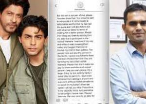 SRK : please go soft on my son, alleged chats with Sameer Wankhede submitted in Court, details inside