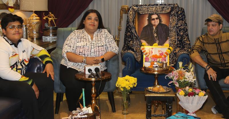 WBR London announces Bappi Lahiri postage stamp and cover on his birthday Nov 27 at Lahiri House